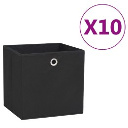  Pudełka z włókniny, 10 szt., 28x28x28 cm, czarne Lumarko!