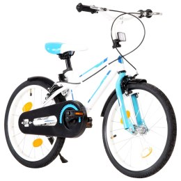  Rower dla dzieci, 18 cali, niebiesko-biały Lumarko!
