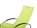  Krzesło ogrodowe bujane zielone CAMPO Lumarko!