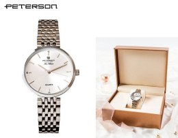 Modny, analogowy zegarek damski — Peterson
