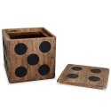  Pudełko do przechowywania, drewno mindi, 40 x 40 x 40 cm Lumarko!