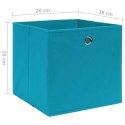  Pudełka z włókniny, 4 szt. 28x28x28 cm, błękitne Lumarko!