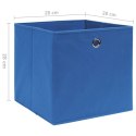  Pudełka z włókniny, 4 szt. 28x28x28 cm, niebieskie Lumarko!
