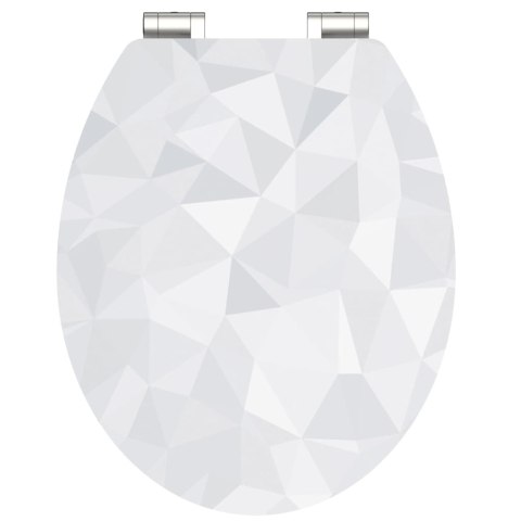 Deska sedesowa wolnoopadająca o wysokim połysku DIAMOND, MDF Lumarko