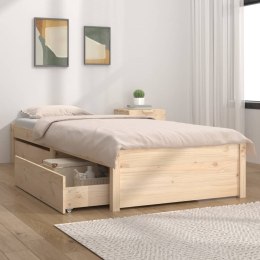 Rama łóżka z szufladami, 100x200 cm Lumarko
