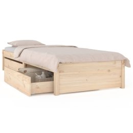 Rama łóżka z szufladami, 100x200 cm Lumarko
