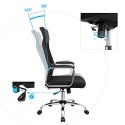 Krzesło biurowe Ergonomiczne krzesło komputerowe oddychające z tyłu z głową i wsparciem lędźwiowym Wysokość regulowana do 140 kg