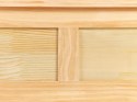 Łóżko drewniane 160 x 200 cm naturalne jasne drewno MAYENNE Lumarko!