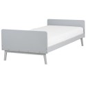 Łóżko drewniane 90 x 200 cm szare BONNAC Lumarko!