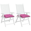 Poduszki na krzesła, 2 szt., różowe, 40x40x7 cm, tkanina Lumarko!