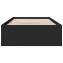 Rama łóżka z szufladami, czarna, 75x190 cm Lumarko!