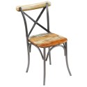  Krzesła stołowe, 2 szt., lite drewno z odzysku Lumarko!