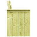  Krzesło ogrodowe z impregnowanego drewna sosnowego Lumarko!