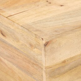  Stolik kawowy w kształcie V, 66x66x30 cm, lite drewno mango Lumarko!