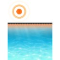  Pływająca, okrągła folia, pokrywa solarna PE, 381 cm, niebieska Lumarko!