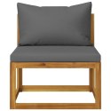  4-osobowa sofa ogrodowa z poduszkami, lite drewno akacjowe Lumarko!