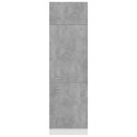  Szafka kuchenna, szarość betonu, 60x57x207 cm, płyta wiórowa Lumarko!