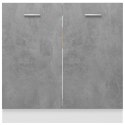  Szafka kuchenna, szarość betonu, 80x46x81,5 cm, płyta wiórowa Lumarko!