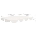 Zadaszenie do huśtawki ogrodowej, białe, 192x147 cm, 270 g/m² Lumarko!
