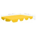  Zadaszenie do huśtawki ogrodowej, żółte, 226x186 cm, 270 g/m² Lumarko!