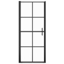  Drzwi prysznicowe, hartowane szkło, 81 x 195 cm, czarne Lumarko!