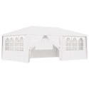  Namiot imprezowy ze ściankami, 4x6 m, biały, 90 g/m² Lumarko!