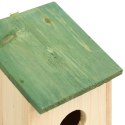  Domki dla ptaków, 10 szt., lite drewno jodłowe, 12x12x22 cm Lumarko!