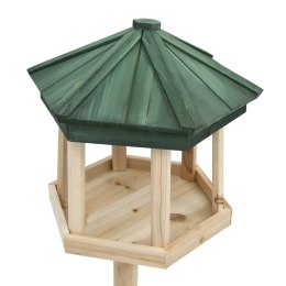Lumarko Stojący karmnik dla ptaków, lite drewno jodłowe, 33x106 cm