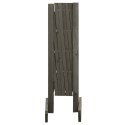  Ogrodowy płot kratkowy, szary, 120x60 cm, lite drewno jodłowe Lumarko!
