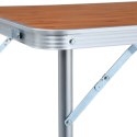  Składany stolik turystyczny, aluminiowy, 120x60 cm Lumarko!