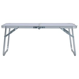  Składany stolik turystyczny, biały, aluminiowy, 60x40 cm Lumarko!