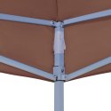  Dach namiotu imprezowego, 3 x 3 m, brązowy, 270 g/m² Lumarko!