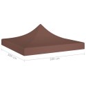  Dach namiotu imprezowego, 3 x 3 m, brązowy, 270 g/m² Lumarko!