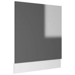 Lumarko Panel do zabudowy zmywarki, wysoki połysk, szary, 59,5x3x67 cm