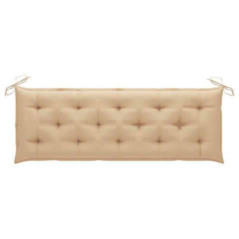 Poduszka na ławkę ogrodową, beżowa, 150x50x7 cm, tkanina Lumarko!