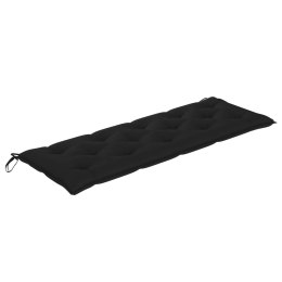  Poduszka na ławkę ogrodową, czarna, 150x50x7 cm, tkanina Lumarko!
