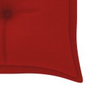  Poduszka na ławkę ogrodową, czerwona, 150x50x7cm, tkanina Lumarko!