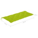  Poduszka na ławkę ogrodową, jasnozielona, 120x50x7 cm, tkanina Lumarko!
