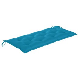  Poduszka na ławkę ogrodową, niebieska, 120x50x7cm, tkanina Lumarko!