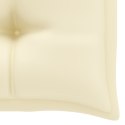  Poduszka na ławkę ogrodową, biała, 100x50x7 cm, tkanina Lumarko!