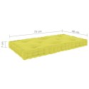  Poduszka na podłogę lub paletę, zielona, 73x40x7 cm, bawełna Lumarko!