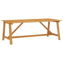  Stół jadalniany do ogrodu, 206x100x74 cm, lite drewno akacjowe Lumarko!