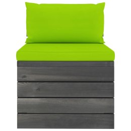  Ogrodowa sofa środkowa z palet, z poduszkami, drewno sosnowe Lumarko!