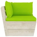  Ogrodowa sofa 3-osobowa z palet, z poduszkami, drewno świerkowe Lumarko!