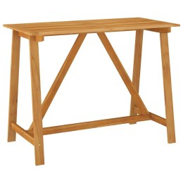  Ogrodowy stolik barowy, 140x70x104 cm, lite drewno akacjowe