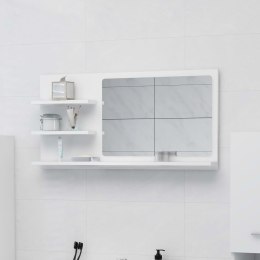  Lustro łazienkowe, białe, 90x10,5x45 cm, płyta wiórowa Lumarko!