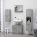  Lustro łazienkowe, szarość betonu, 60x10,5x45 cm, płyta wiórowa Lumarko!
