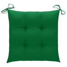  Poduszki na krzesła, 2 szt., zielone, 40x40x7 cm, tkanina Lumarko!
