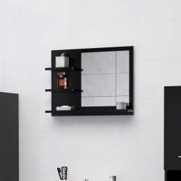  Lustro łazienkowe, czarne, 60x10,5x45 cm, płyta wiórowa Lumarko!