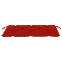  Poduszka na ławkę ogrodową, czerwona, 100x50x7 cm, tkanina Lumarko!